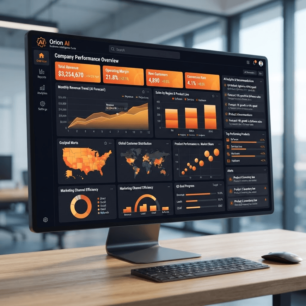 AI Business Analyst visual