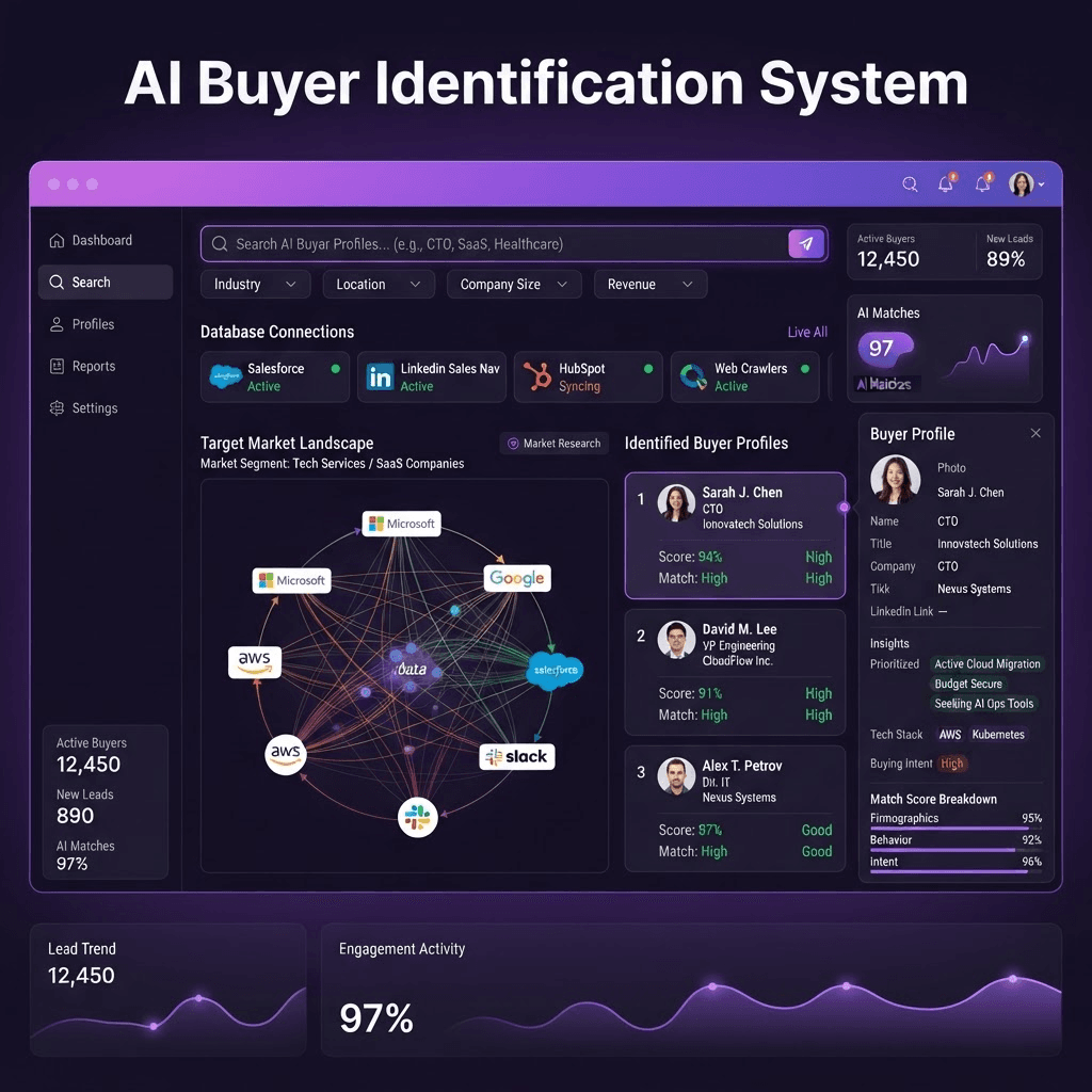 AI Buyer Finder visual